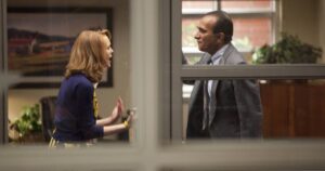 Emma Argues with Principal Figgins