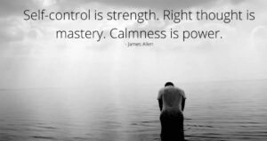 Self-control is Strength. Calmness Is Mastery. You –Tymoff